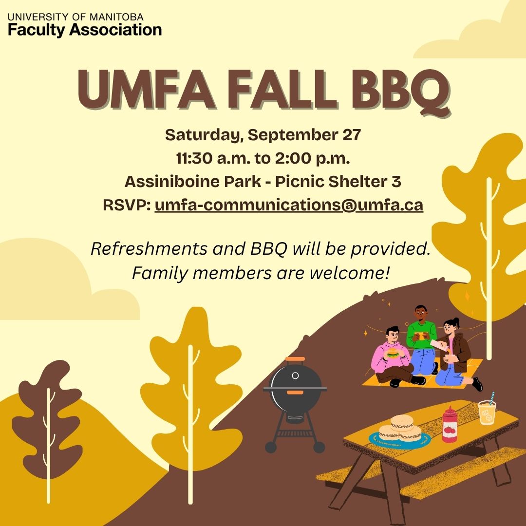 Fall BBQ Sept 27
